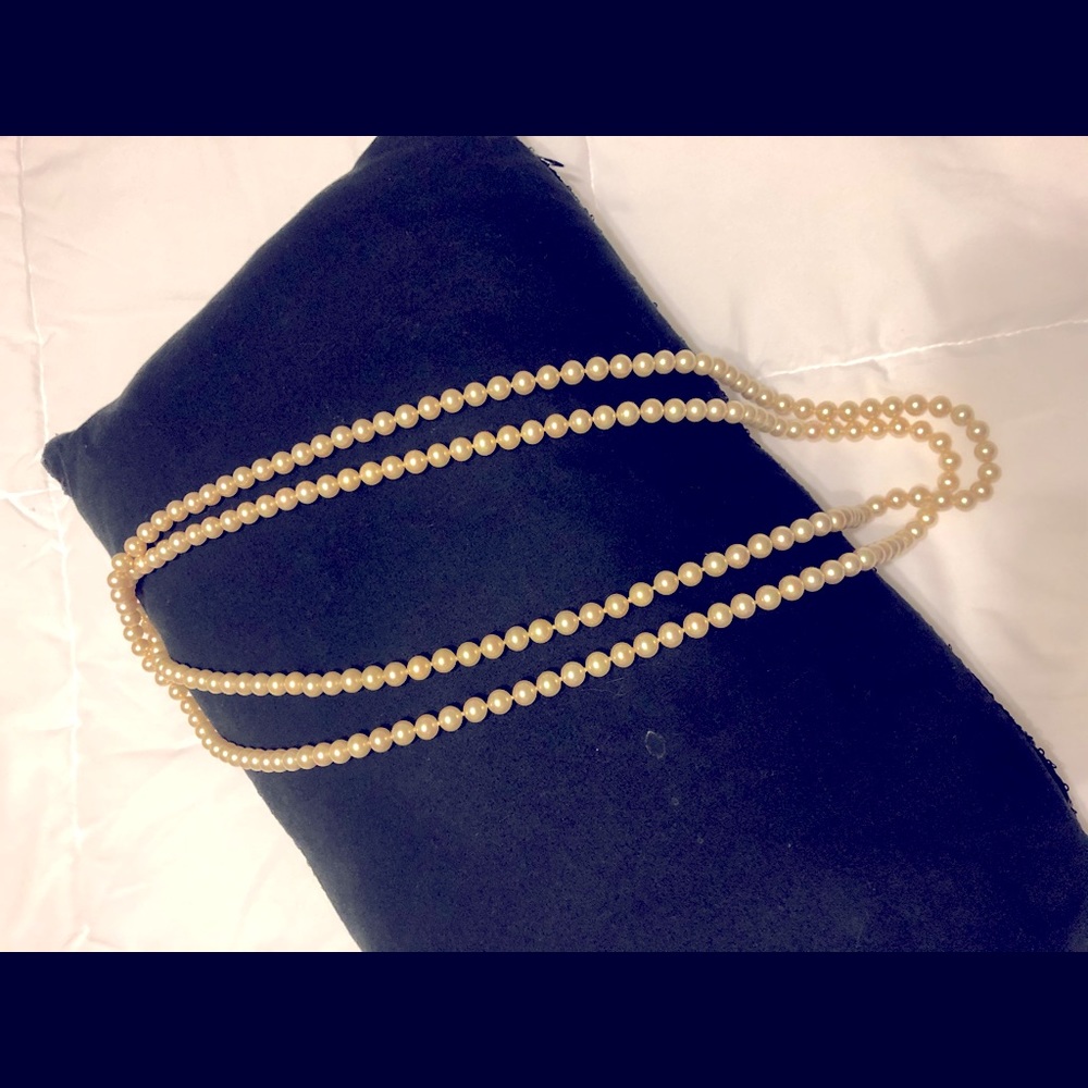Real Glass Pearl Vintage Necklace